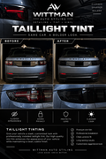 Professional Taillight Tinting – $50 flat